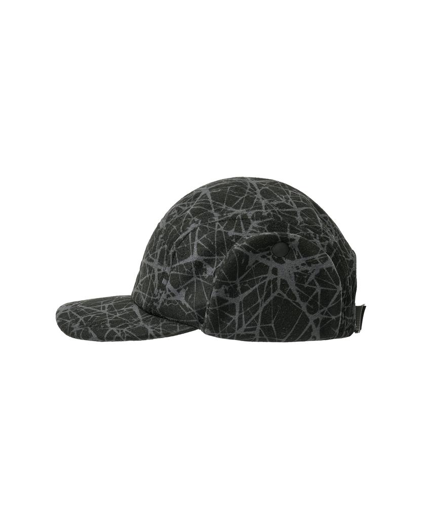 BROWNBREATH Sprawl Boucle Earflap Camp Cap - Black