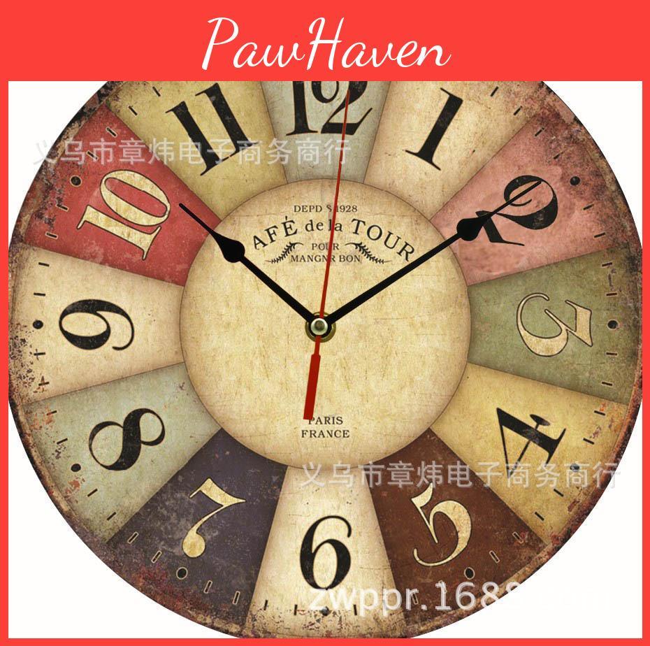 Clock Wall Manufacturers Wholesale European Creative Wooden Clock Fashion Home Electronic Clock Mdf