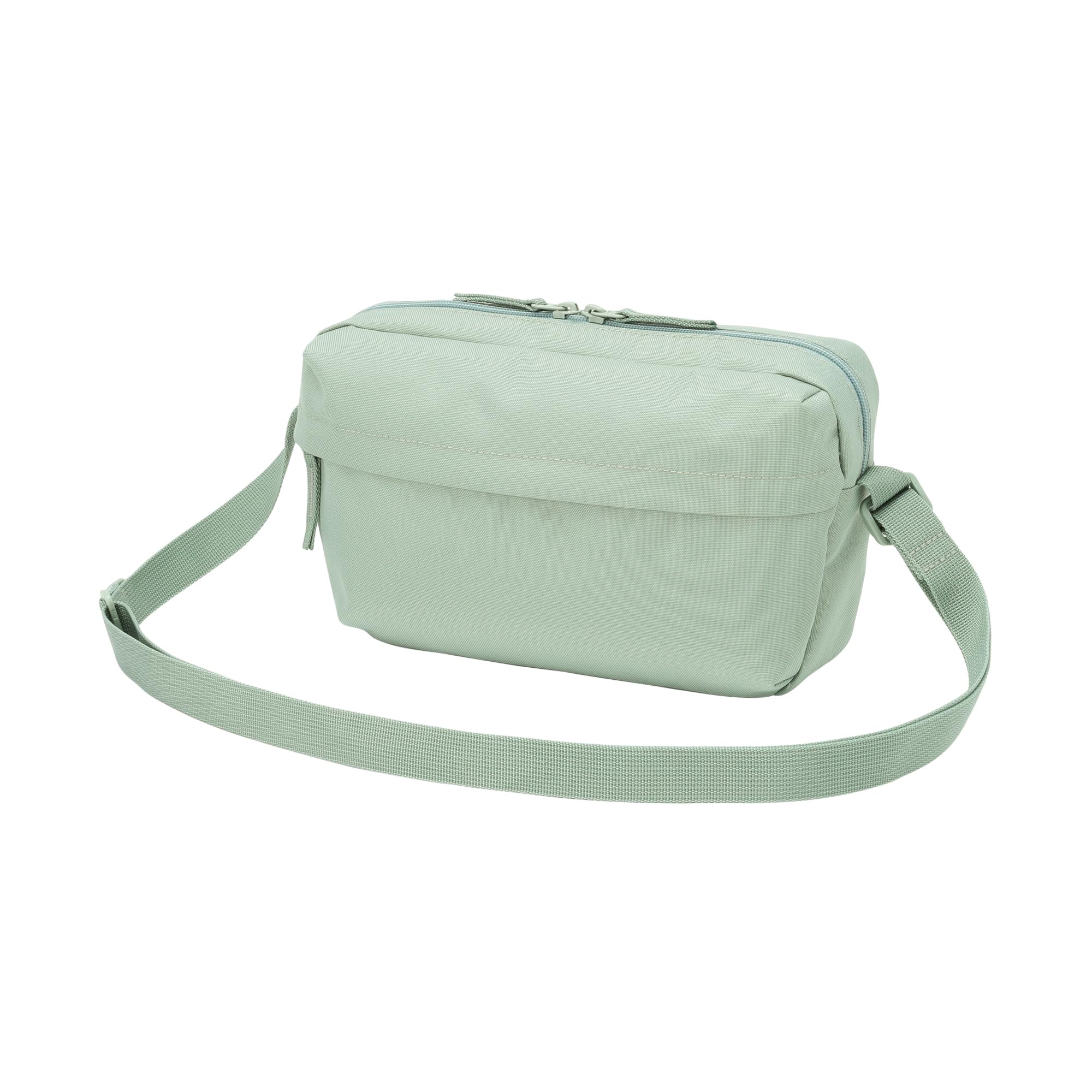 MUJI Recycled Polyester Shoulder Bag with Back Light Green Water-Repellent Pocket Unisex Adult EFD12A6S 4600₽