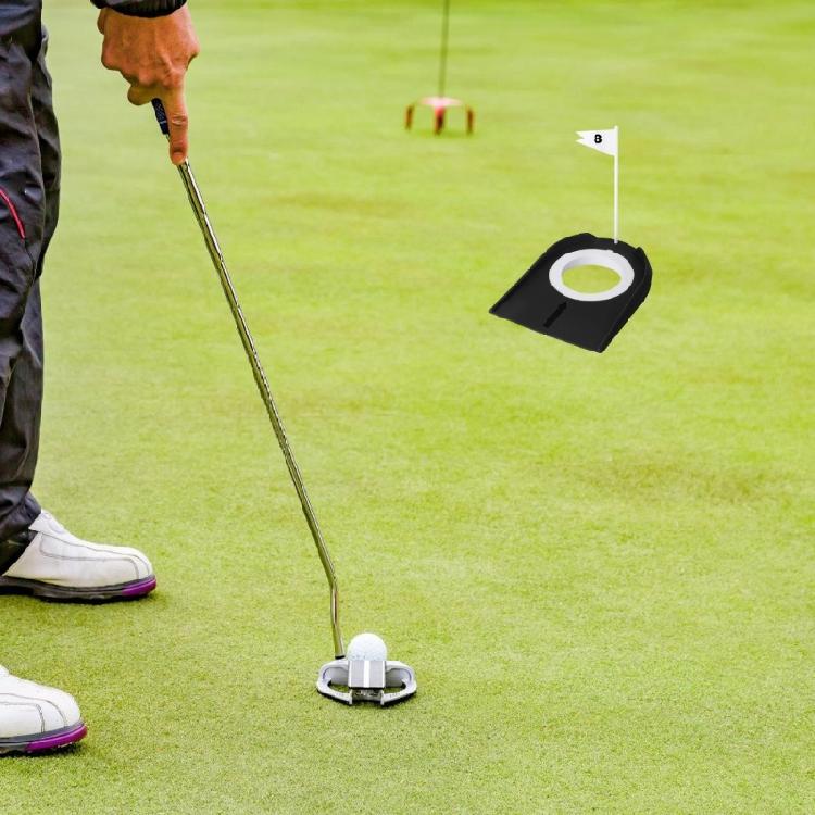 9Pcs Golf Training Putters Set for Indoor Outdoor Men Women Golfer, Golf Putting Cup and Flags Golfs Hole Training Aids