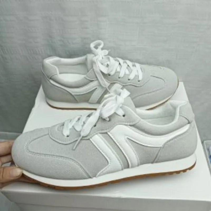 Plus Size 2025 Shoes Female Lace Up Women's Vulcanize Shoes Outdoor Women Sneakers Mixed Colors Low Heel Ladies Casual Shoes