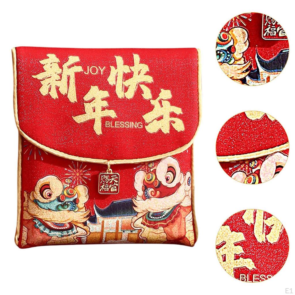 Chinesisches Jahr Roter Umschlag Hong Bao Feier Frühlingsfest Zubehör Bequem Praktisch