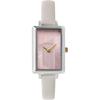 Breda EVA 1738h-hh Women's Watch and HARIO Lampwork Factory Earrings Collaboration Gift Set Limited Edition Quartz Leather Band