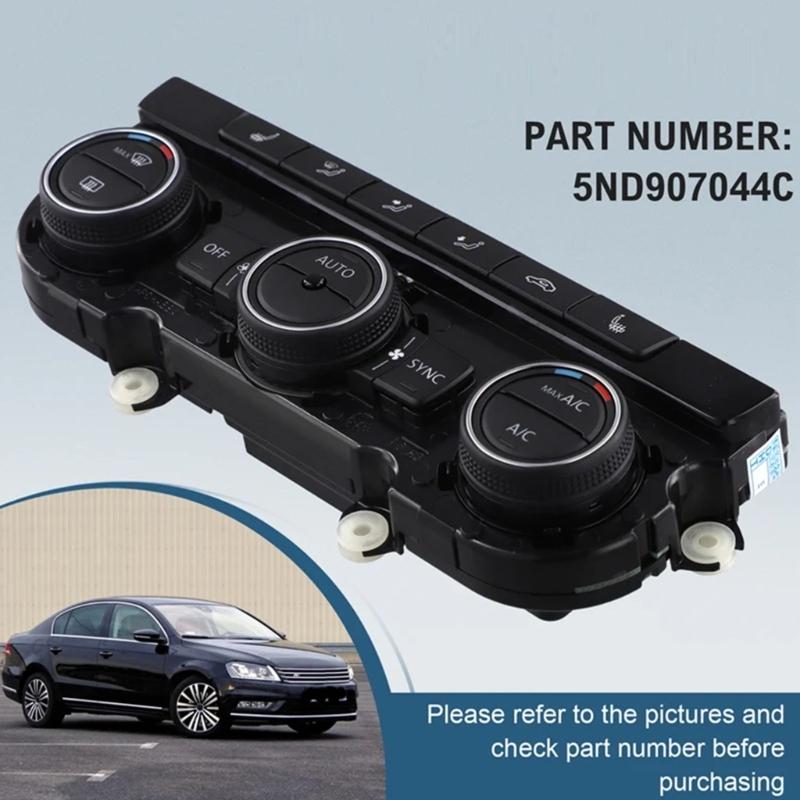 Air Condition Control Panel Switches 5ND907044C for Golf MK6 AC Seat Heating Control Module Panel Automotive Accessory