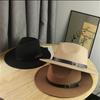 Formal Occasion British Fedora Hat Solid Color Woolen Hats Winter Felt Hats  Autumn and Winter