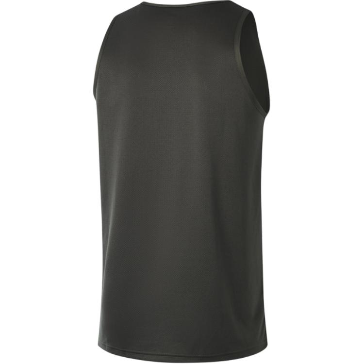 Li Ning Bad Five Letter Round Neck Comfortable Versatile Breathable Sleeveless Basketball Jersey Men jersey Slate-Gray AVSU441-2