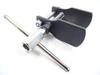 Disc Brake Caliper Piston Tool for Opposed 2-Piston Brakes, Single Piston and Dual Piston Compatible, Piston Return, Brake Pad Replacement Tool