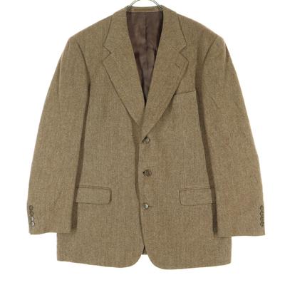 DANIEL CREMIEUX Long Sleeve Wool Tailored Jacket 50 Brown Men's Used