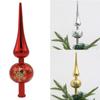 Gourd Christmas Tree Topper Home Decoration Plastic  Decorate Spherical  Christmas