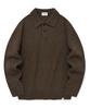Lambswool Collared Knit Beige