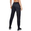 Under Armour High-Waisted Cross-Pocket Casual Sports Pants Women Bottoms Black 1351010-001