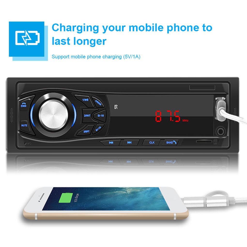 MP3-Player Dual Radio Auto Zubehör Hardware Praktische Installation Kabellos