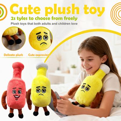 Plush Doll, Toy Gift, Cartoon , Children's Rag Doll, Children's Gift Pillow