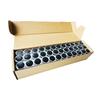 144 Pieces Press-Top Jars with Cotton Inserts Stackable Organizer Removable