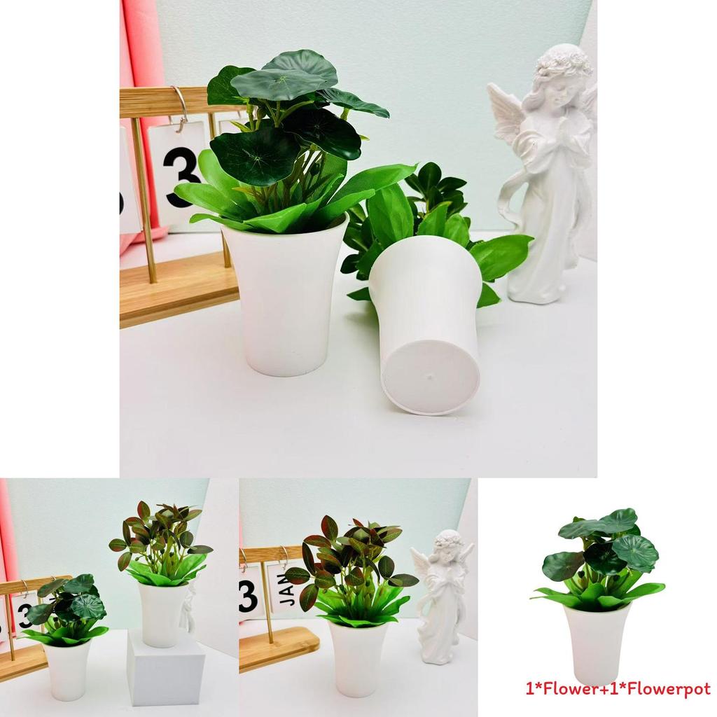 Faux Green Plant With Silk And Plastic For Hotel And Commercial Space Decoration