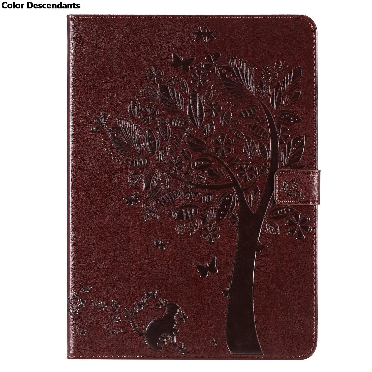 

Tablet Case for Samsung Galaxy SM-T560 T550 T385 Case SM-T580 SM-T280 Leather Folio Shell Cover for Galaxy T350 8 inch Cover t385 8 inch коричневий