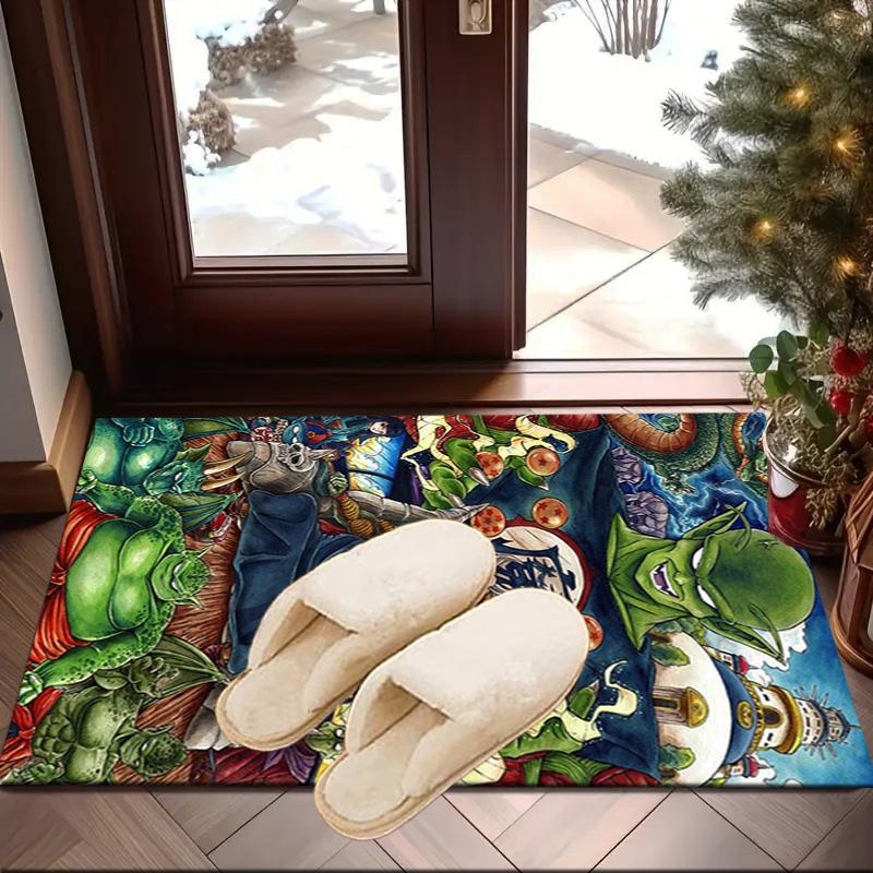 Dragon Anime Artwork Carpet, Chair Rug,Rug for Office Bedroom Living Rooms, Doormat Decor Fan Gift Christmas Gift
