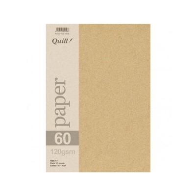 Papel Quilling 125gsm A4 (Kraft 40pk)