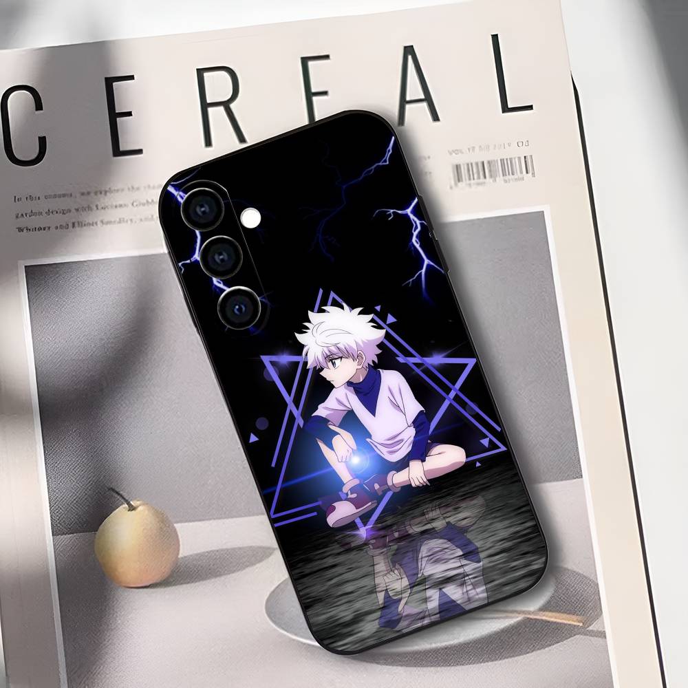 K-Killua Zoldyck H-Hunter X Hunter Handyhülle Für Samsung Galaxy A73,A72,A71,A70,A53,A52,A51,Andere Weiche Schwarze Hülle