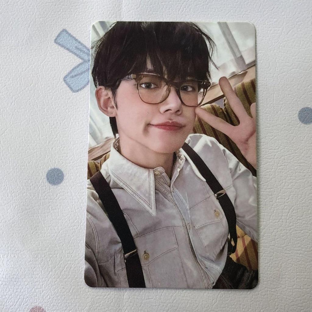 [USED] TXT Yeonjun New Membership Introduction Bonus FC Fan Club Trading Card