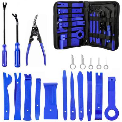 Herramientas de palanca automotrices Reparación de audio multiusos Herramientas de palanca automotrices de plástico Kit de reparación de tapicería de automóviles para instalación de tableros