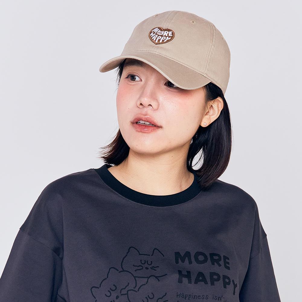 Beuleonchibeuladeo Brunch Brother Ball Cap More Happy Beige