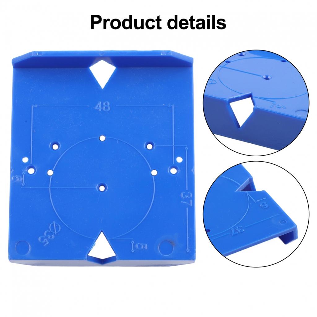Cabinets Doors Hinge Drill Guide Hole Locator 1pc ABS