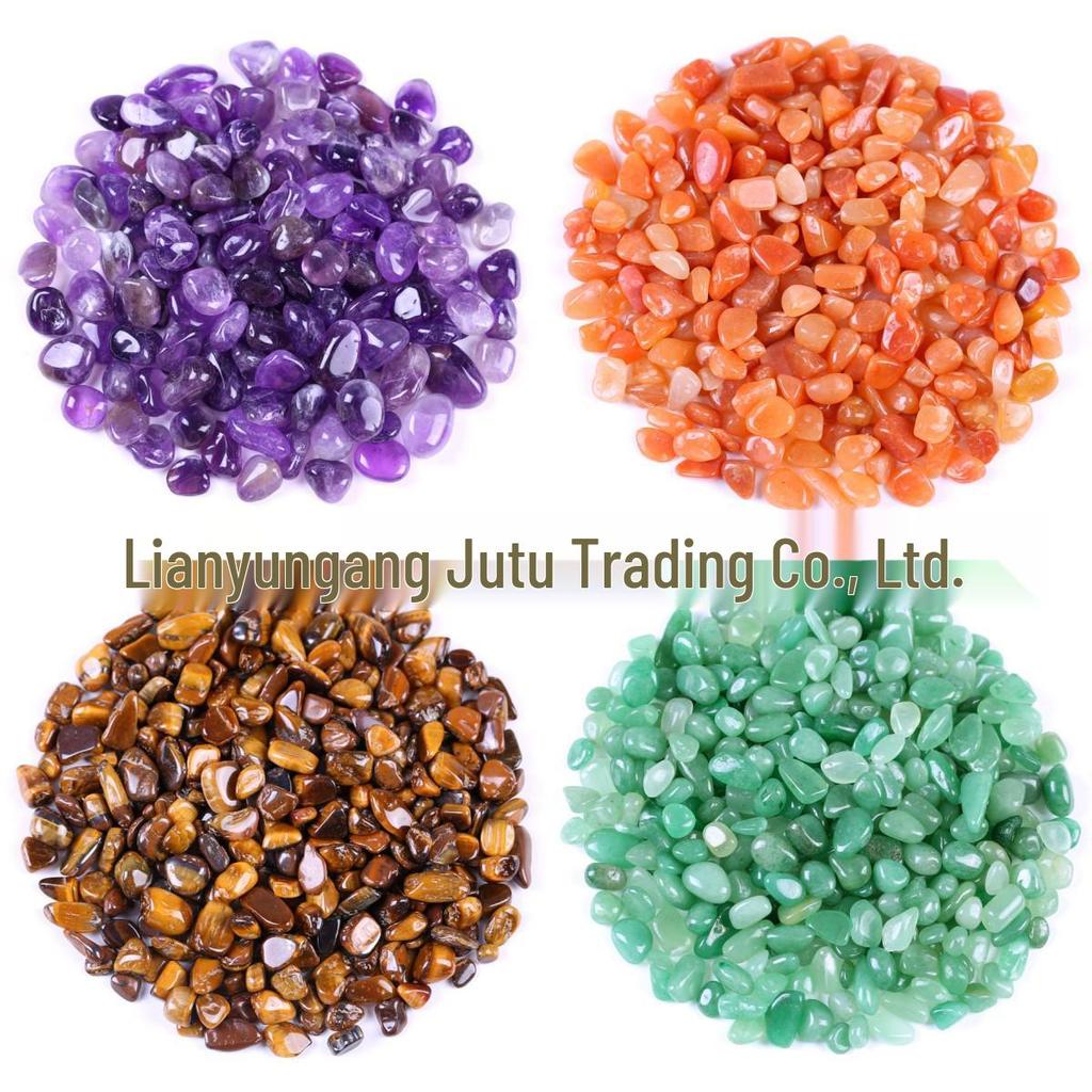 Kristall Edelstein Flaschen: Achat, Jade, Turmalin Mineralienproben (5-7mm)