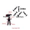 Universal 8mm Nylon Car Trim Clips for Interior Door Panel Installation