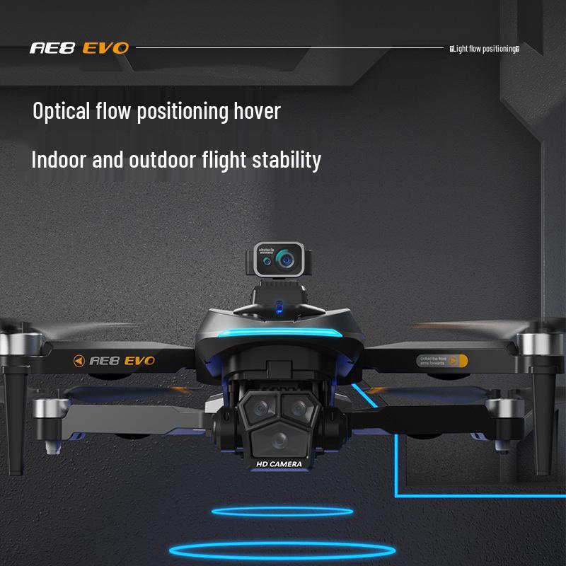 AE8EVO Drone with Screen Control, Brushless Motors, HD Camera, GPS, Foldable Design, Intelligent Obstacle Avoidance, and Remote Display
