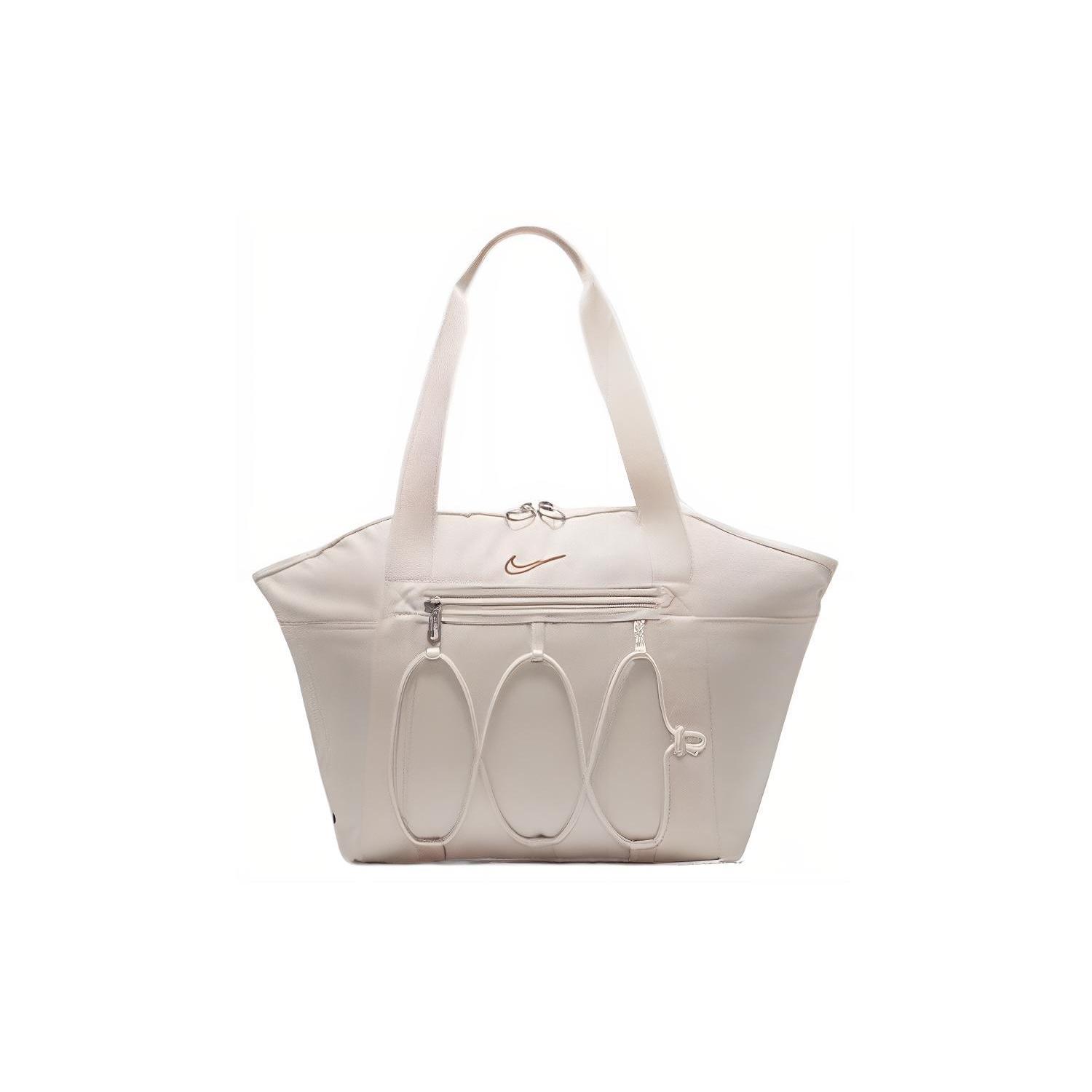 

Новая полиэстеровая сумка-тоут Nike, сумка для покупок, сумочка, обычная, унисекс, бежевая, CV0063-838 53.1*13.0*38.1CM