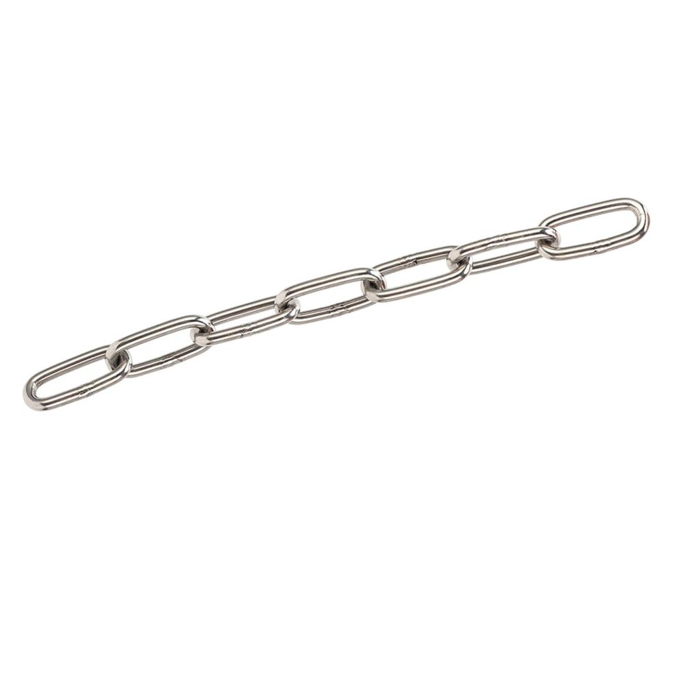 Chain Link Stainless Steel Chain 304 Stainless Steel Utility Chain Lifting Chain DIY Projects
