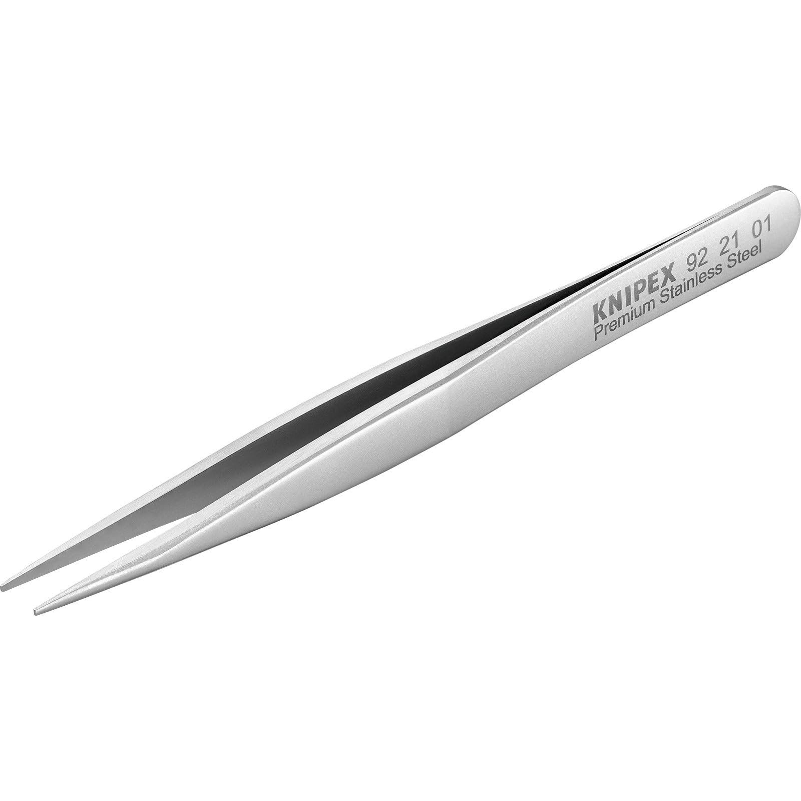 

KNIPEX Precision Tweezers, Tip Width 0.50 x 0.90, Length 120mm, 9221-01