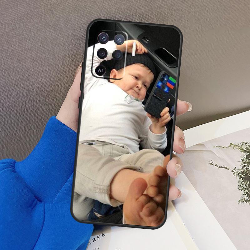 Funny Hasbulla Case For Oppo A94 A74 A54 A80 A60 A40 A18 A38 A58 A78 A98 A96 A76 A16 A15 A17 A57 A77 A5 Pro