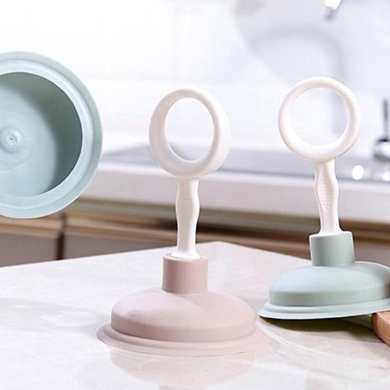 Powerful Suction Cup Small Plunger Portable Unclogger Tool Bathroom Drain Cleaners Remover for Sinks, Bathtubs, Showers