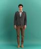 PANICALE Brown Garment-Dyed Cotton Pants