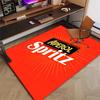 Aperol Spritz Polyester Carpet, Soft Indoor Mat for Office Chair, Living Room, Computer Desk - Decorative Home Office Rug Design