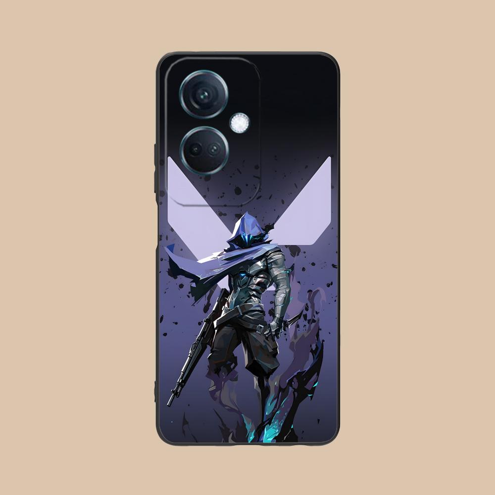 Valo Omen Phone Case for OPPO Reno 14 13 12 11 10 9 8 7 6 5 F T Pro 5G Soft TPU Shockproof Cover