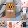 Natürliche Trockenblumen-Karte 2 Stück Gruß Handgemacht Retro Geschenk Botanisch DIY Einladung Wunsch für Hochzeit Geburtstag Babyparty Abschluss Einzigartig