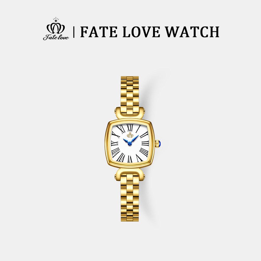 FATE LOVE Brand Women's Fashion Square Quartz Watch Waterproof 922
