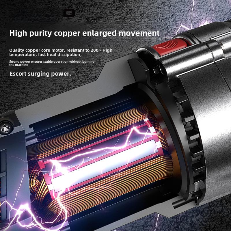 High-Power Dual-Function Electric Drill & Hammer for Household Use