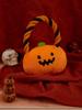 Hundleksaker för Små Medelstora Raser Halloween Pumpa & Fladdermus Rep Tuggleksak Hållbara Tuffa Pipande Valpleksaker för Husdjursgåvor Mjuk Plus