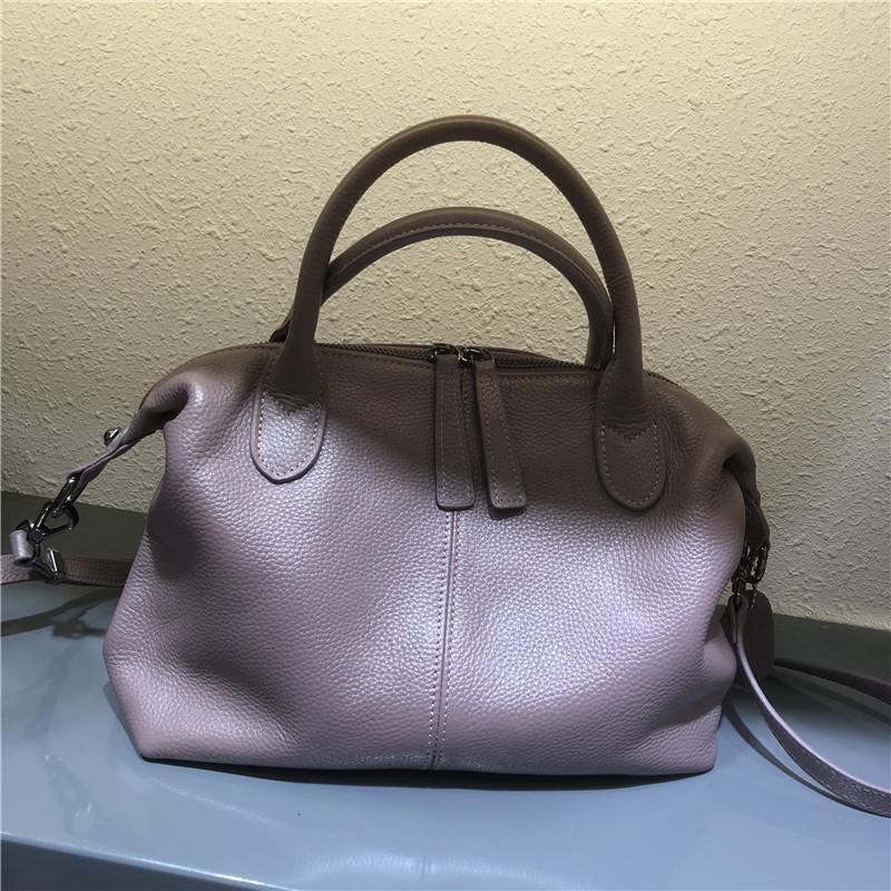 Designer Handbag Luxury Genuine Leather Shoulder Bags for Women Casual Totes Solid Large Daily Shoulder Crossbody Bag Female Mochila