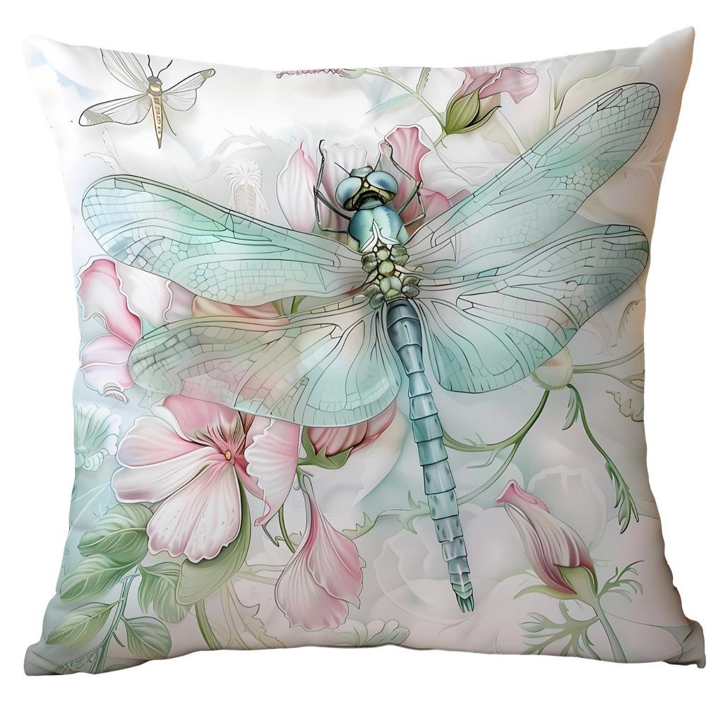 Neuer Frühlingsblumen Minzgrün Kissenbezug Wohnzimmer Sofa Kissenbezug