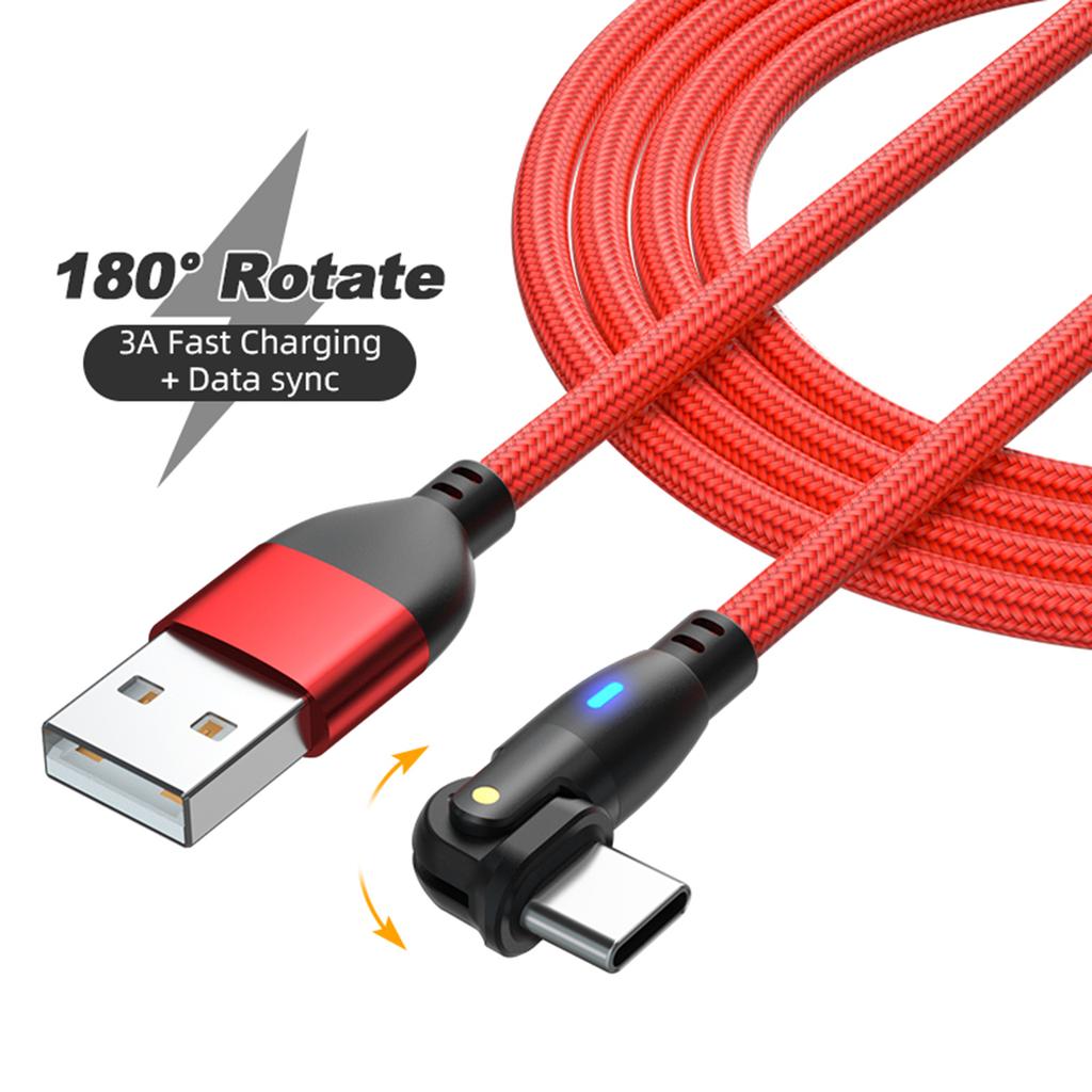 Flexible USB A To C Cable USB To USB C Cable for PC Phone Laptops 3A Charging Cable for Seamlessly Game Experience