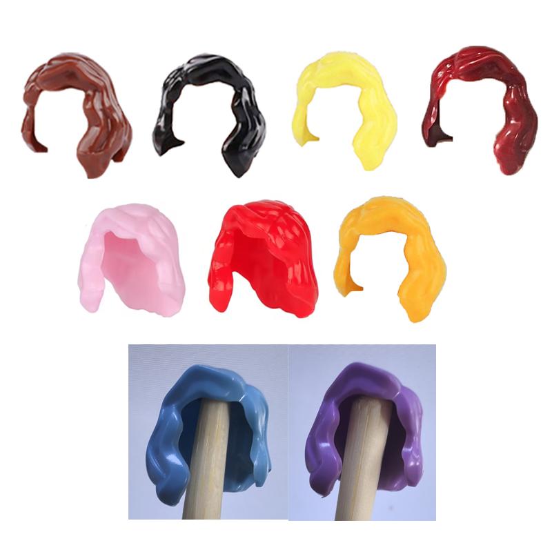 MOC City Building Blocks Procurement Products Body Character Accessories Colorful Hair Mini Bricks Compatible Toys Gift K075 DIY