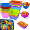 3/4 Stück Silikon Lunchbox Trennwände für Kinder Schulkinder Lebensmitteltrenner für Bento Box Silikon Cupcake Förmchen Backform