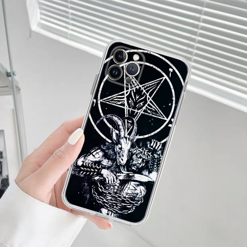 Pouzdro na telefon Ďábel Satan Silikonové Měkké pro iphone 14 13 12 11 Pro Mini XS MAX 8 7 6 Plus X XS XR Kryt