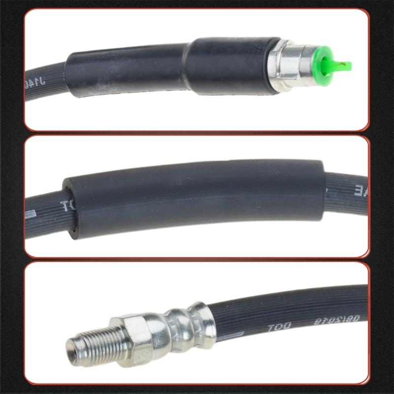 2pcs Front Brake Hose 2114200848 2201536 2204200048 for E200 E230 E240 E270 E280 Brake Hose Assembly Replacement