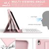 iPad Air 11th Gen Leather Case with Magnetic Backlit Keyboard and Pen Holder - Fits Pro 11/10.9